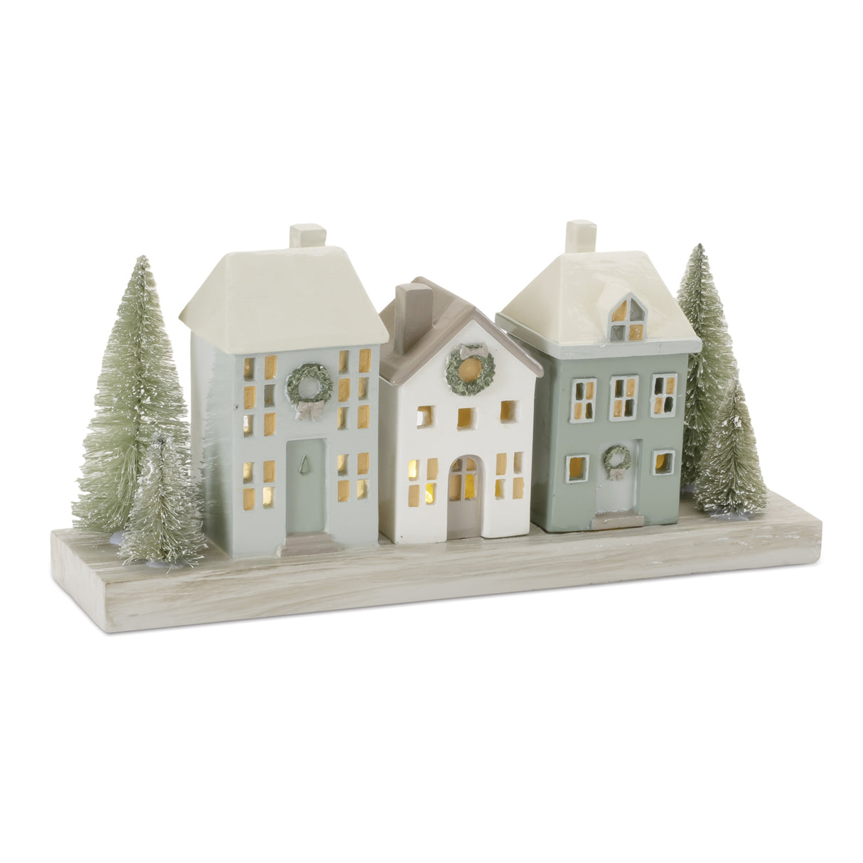 Led winter village 11.75"l