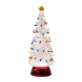 Led christmas tree with holiday lights 11.5"h