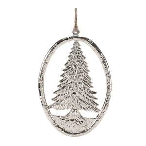 Etched-Metal-Pine-Tree-Ornament-(Set-of-12)-Christmas-Ornaments