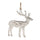 Etched-metal-deer-ornament-(set-of-12)-Christmas-Ornaments