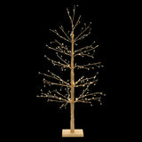 Gold led twig tree 36"h