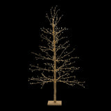 Gold led twig tree 48"h