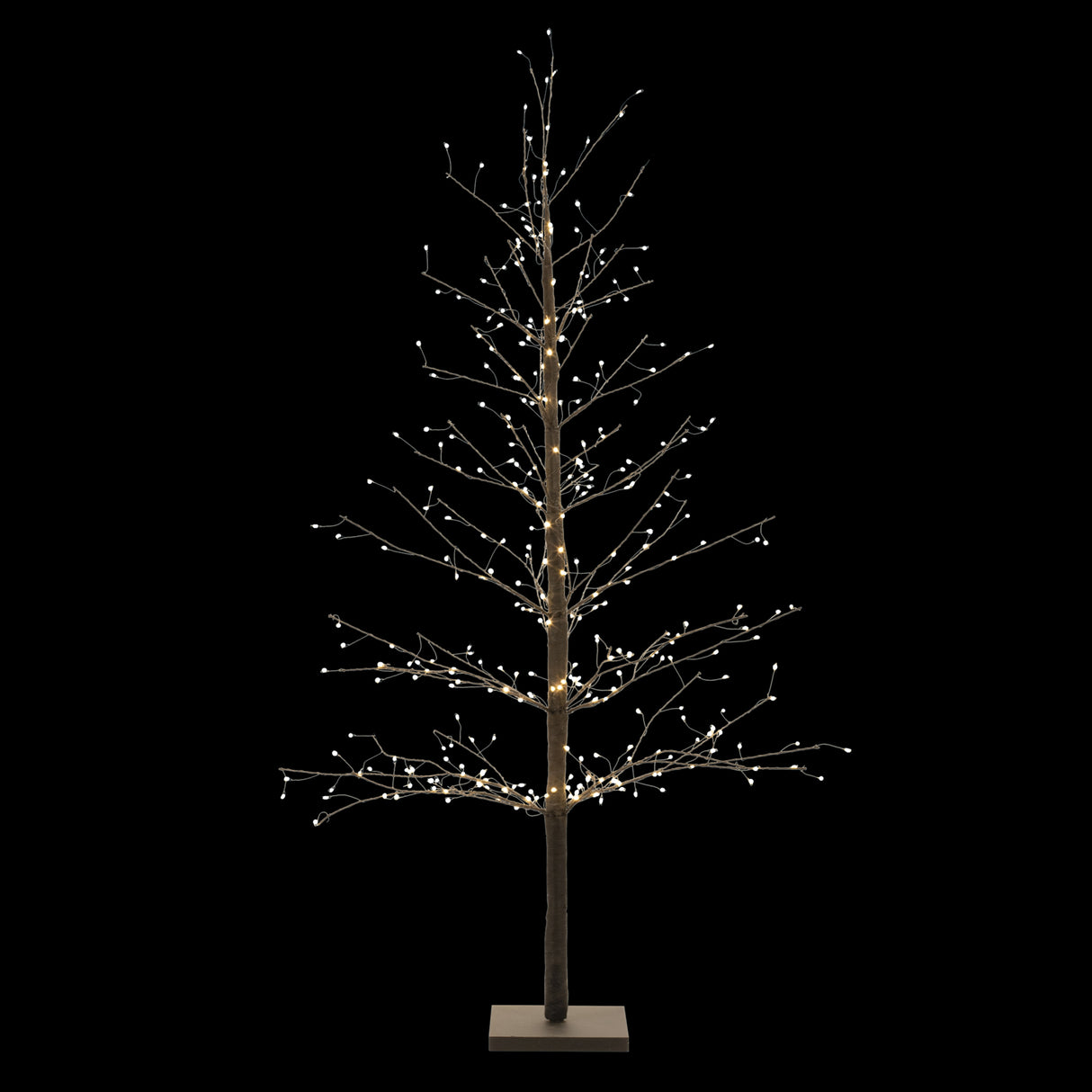 Black led twig tree 48"h