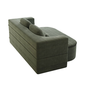 2 In 1 Foldable Sofa Bed With Multi Functional Blanket
