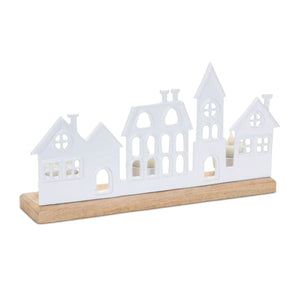 Metal-Village-Tealight-Candle-Holder-(Set-of-2)-Candle-Holders