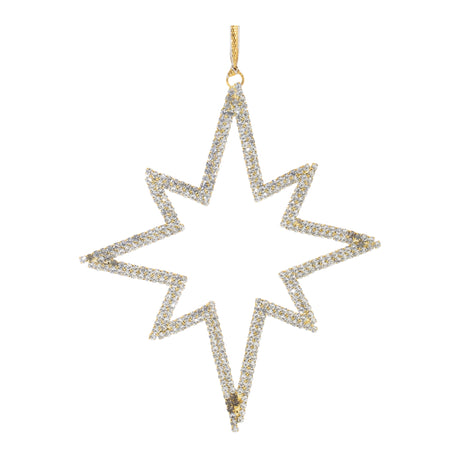 Jeweled-metal-star-ornament-(set-of-12)-Christmas-Ornaments