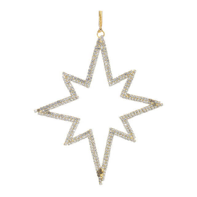 Jeweled-metal-star-ornament-(set-of-12)-Christmas-Ornaments