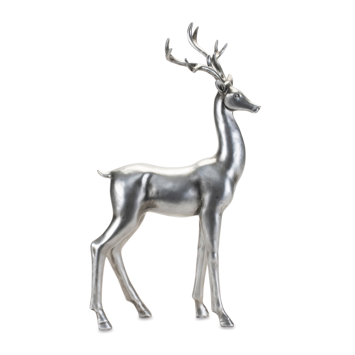 Metallic deer figurine (set of 2)