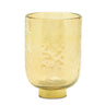 Gold-glass-vase-with-metal-accent-(set-of-2)-Vases
