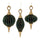 Glittered-folded-paper-ornaments-(set-of-6)-Christmas-Ornaments