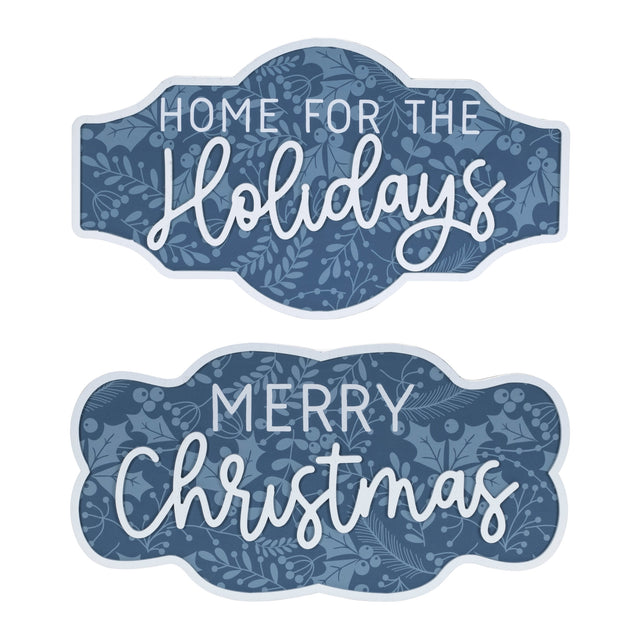 Wood-christmas-sentiment-sign-(set-of-2)-Christmas-Decor