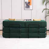 Folding Sofa Bed78.5" Convertible Couch with 2 Pillows