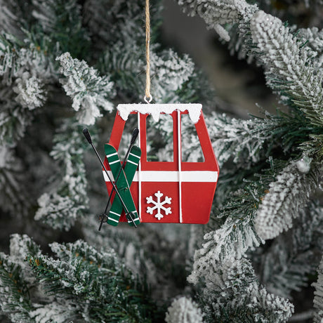 Metal gondola ornament (set of 12)