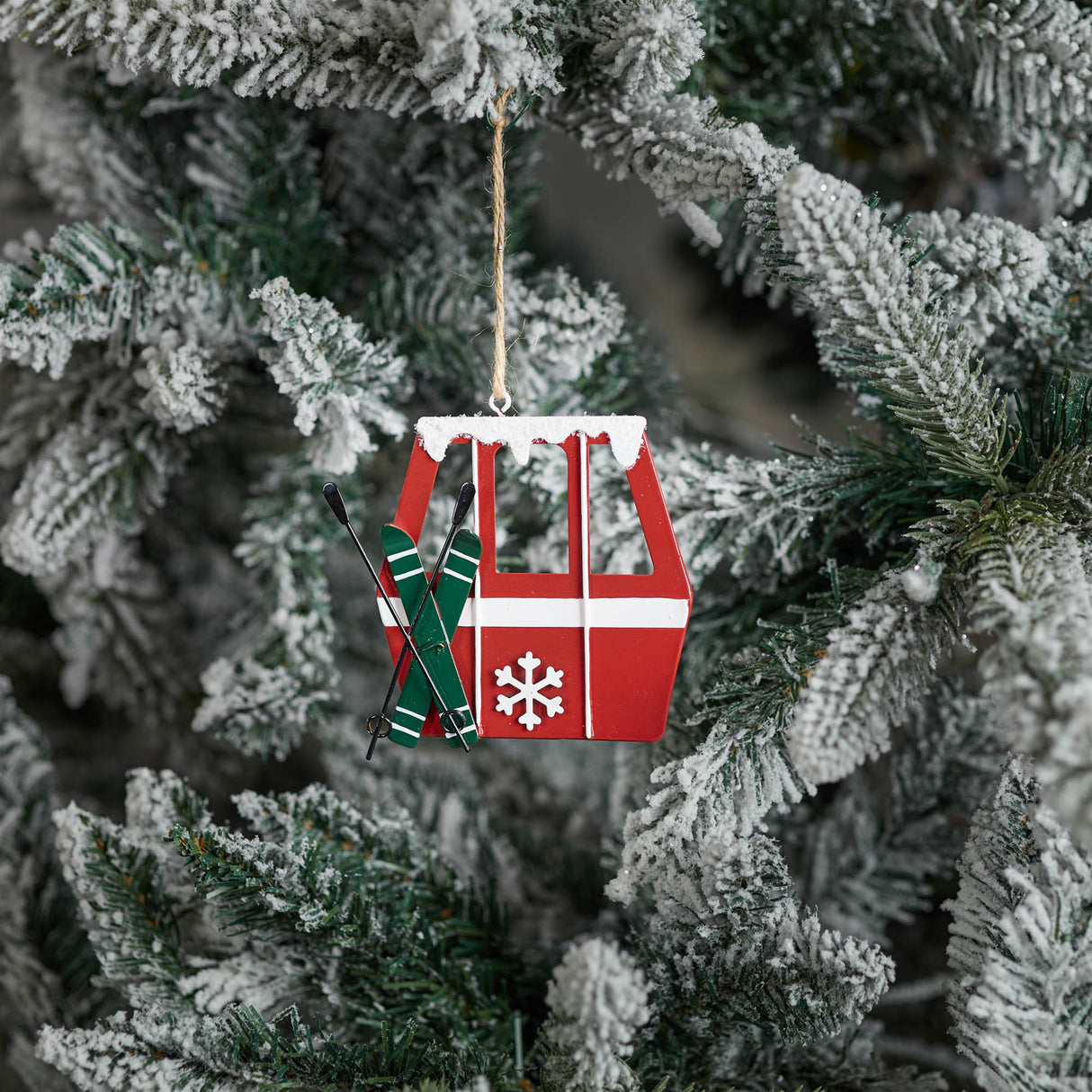 Metal gondola ornament (set of 12)
