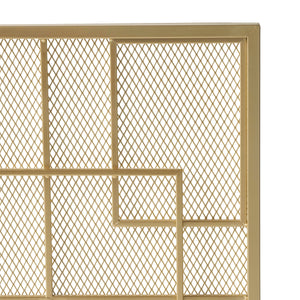 Dorothy Modern Single Panel Iron Fire Screen