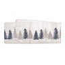 Embroidered Pine Tree Table Runner 72"L