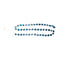 Iridescent glass jewel garland (set of 2)