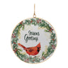 Seasons-greetings-cardinal-disc-ornament-(set-of-6)-Christmas-Ornaments