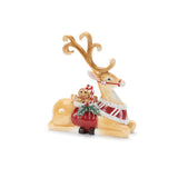 Holiday reindeer figurine (set of 2)