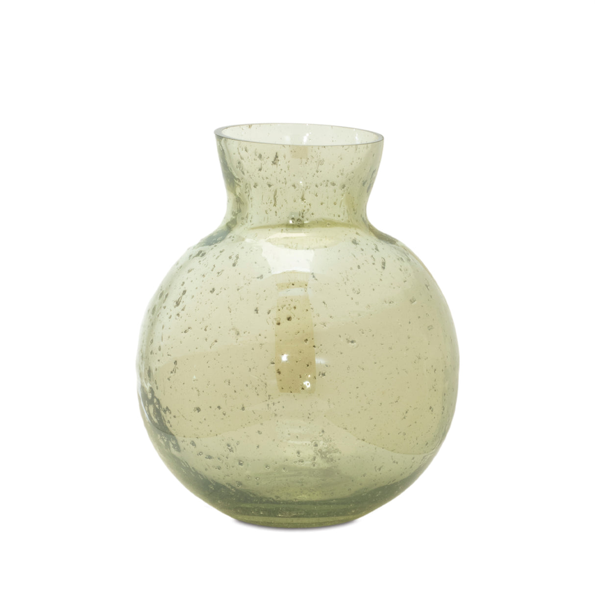 Bubbled glass bud vase (set of 3)