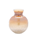 Crackled glass bud vase (set of 3)