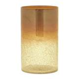 Gold-ombre-crackle-glass-vase-(set-of-2)-Vases