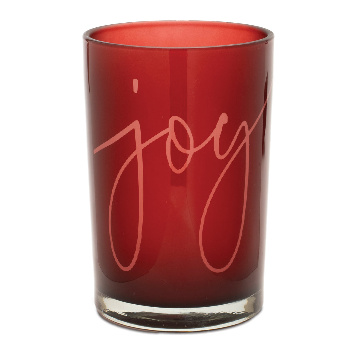 Joy glass votive holder (set of 3)