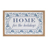 Framed home for the holidays sign 15.5"l