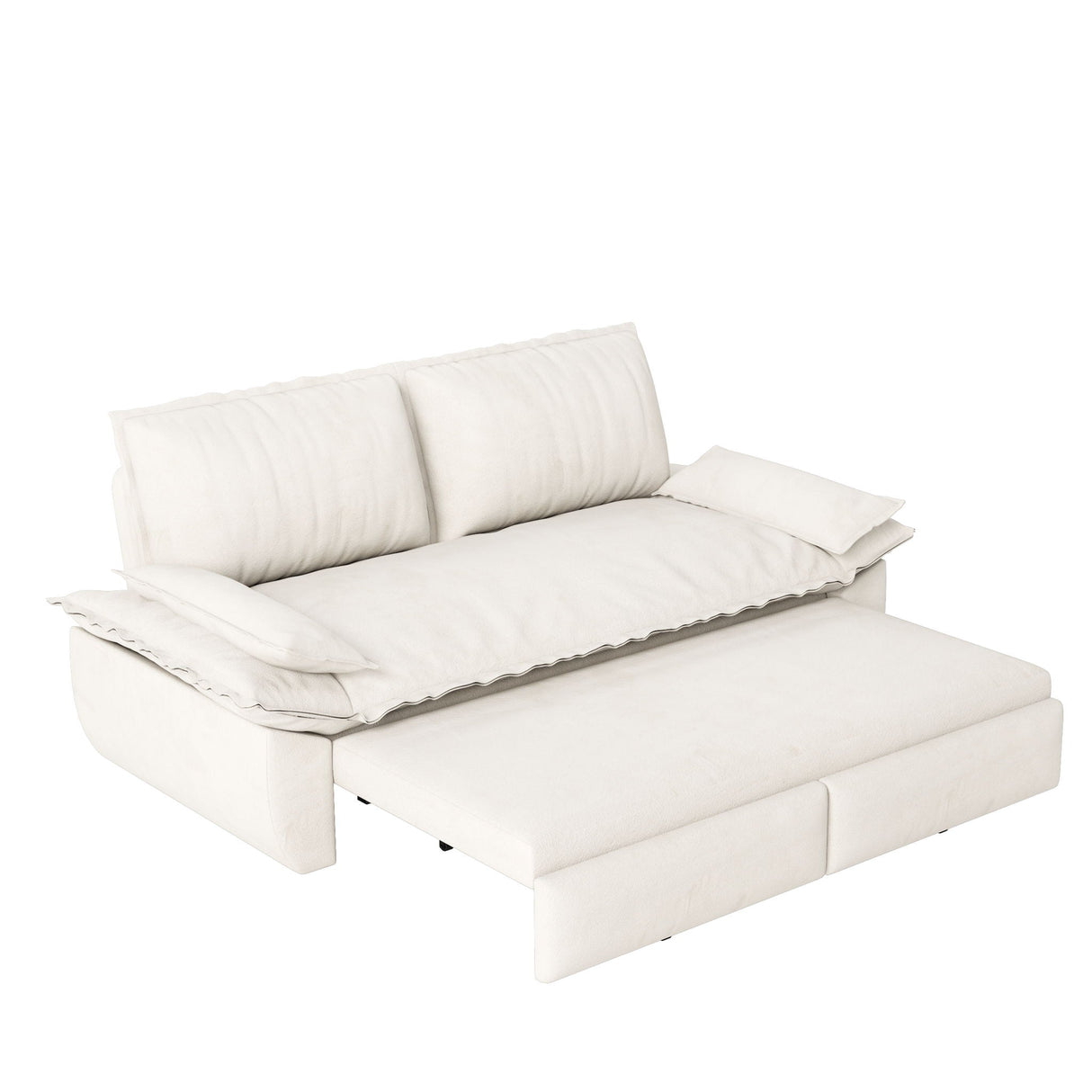 Queen Pull Out Bed, 3 In 1 Convertible Sleeper Sofa