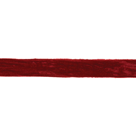 Raw edge velvet ribbon 2" x 10 yds.