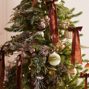 Raw edge velvet ribbon 2" x 10 yds.