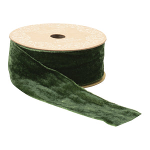 Raw edge velvet ribbon 2" x 10 yds.