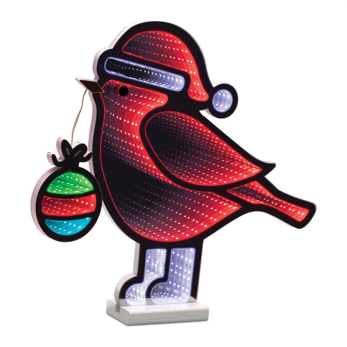 Holiday Cardinal Bird Ekkolight 15.75"