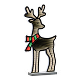 Deer with scarf ekkolight 23.5"h