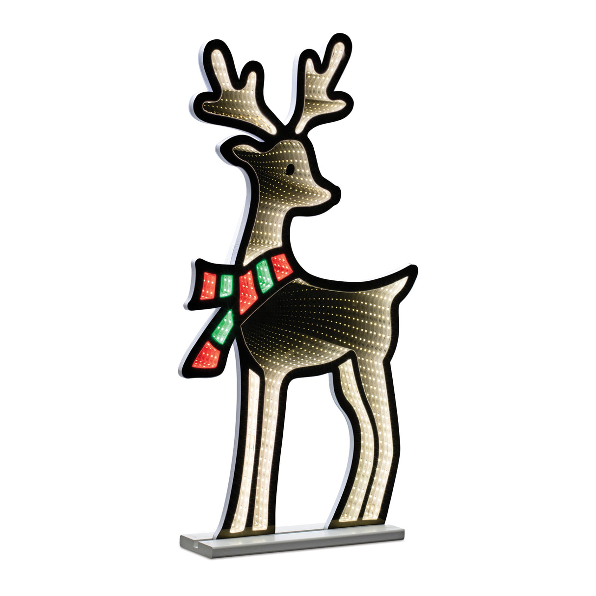 Deer with scarf ekkolight 33"h