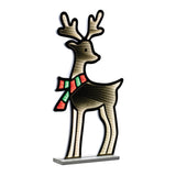 Deer with scarf ekkolight 33"h