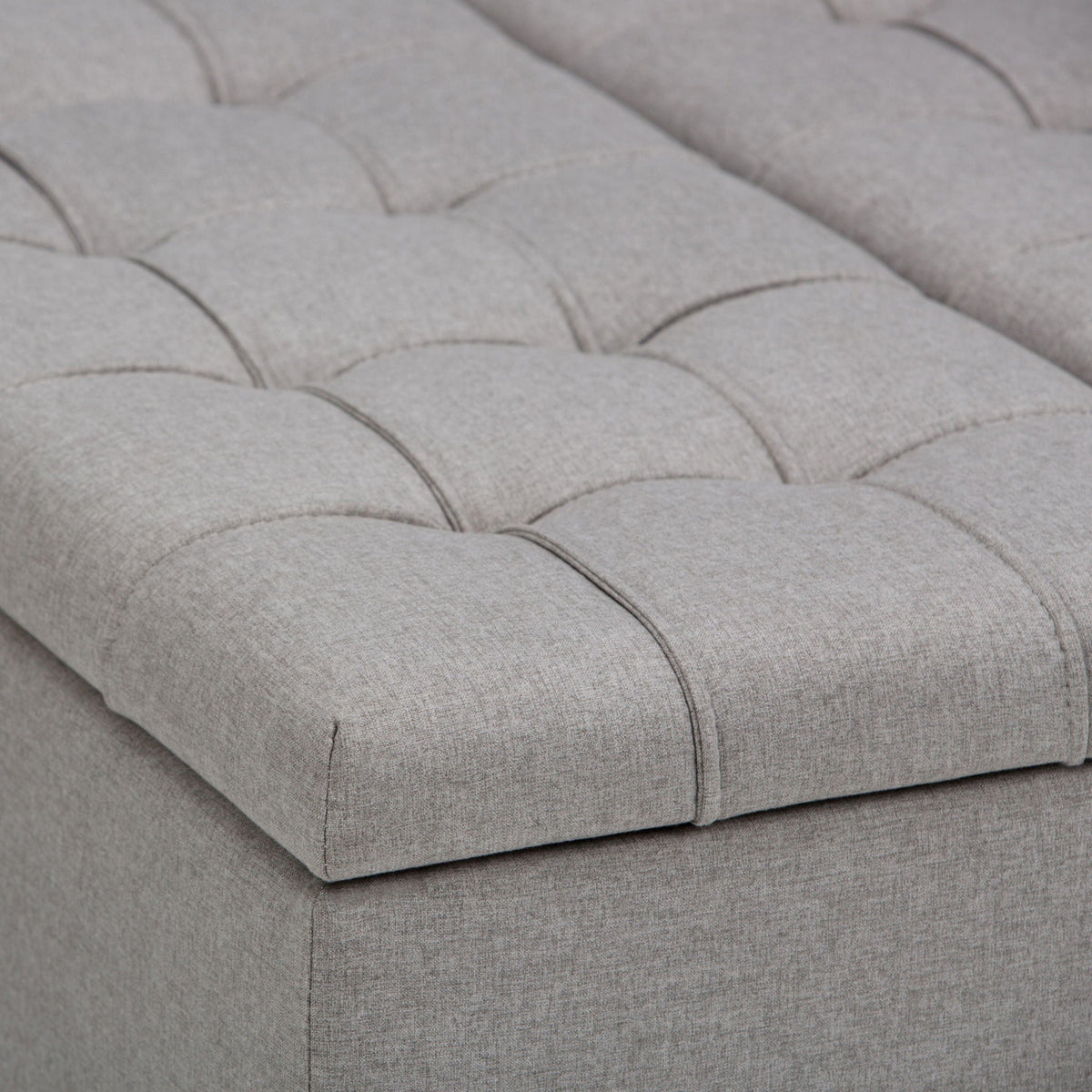 Harrison - Upholstered Coffee Table Storage Ottoman