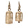 Distressed-metal-bell-ornament-(set-of-2)-Christmas-Ornaments