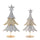Jeweled-metal-christmas-tree-(set-of-2)-Christmas-Trees