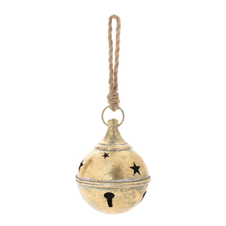 Distressed-metal-bell-ornament-(set-of-4)-Christmas-Ornaments