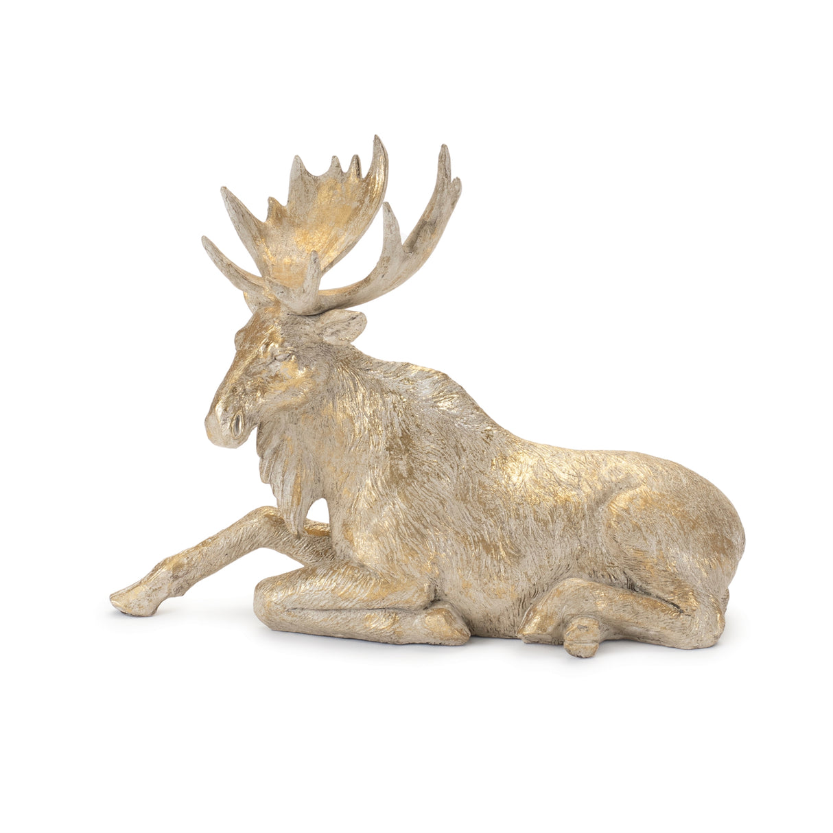 Winter moose figurine (set of 2)