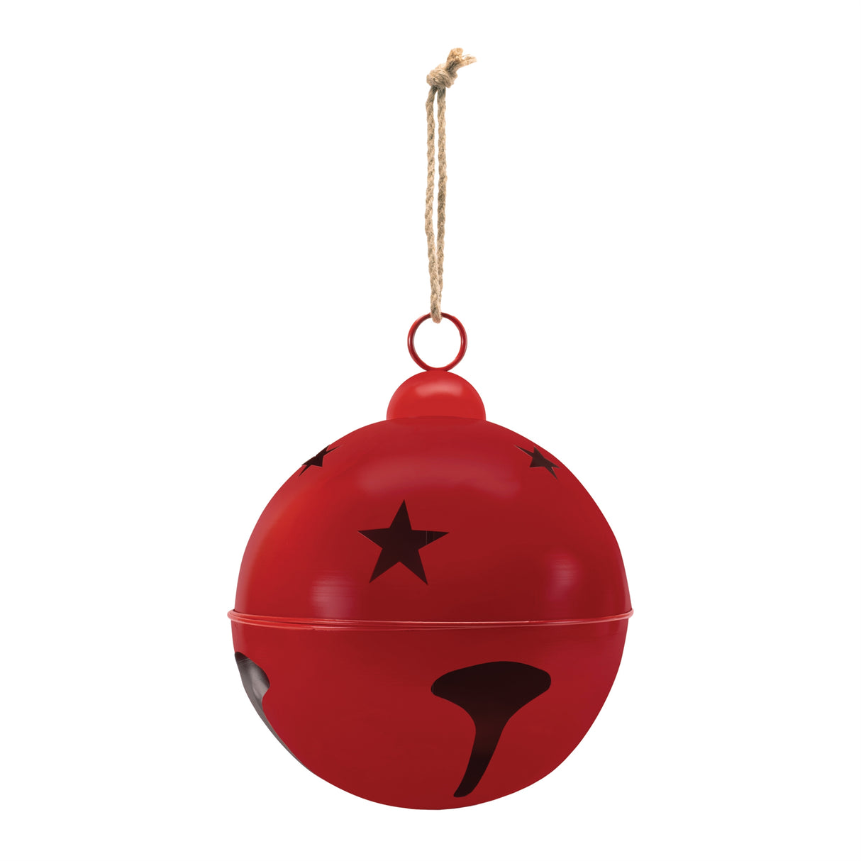 Distressed metal bell ornament 19"h