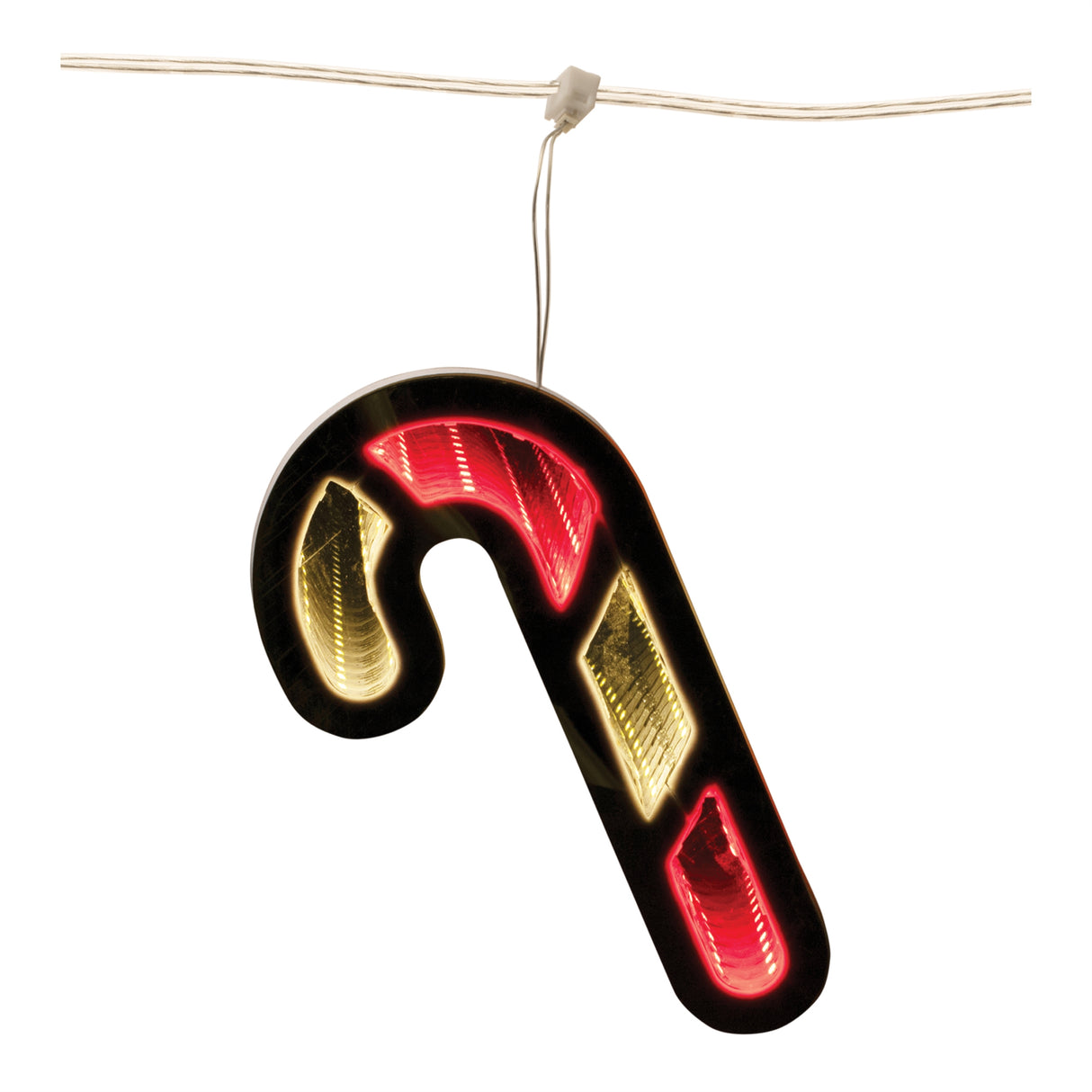 Candy cane ekkolight garland 68"l