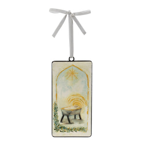 Nativity Manger Ornament (Set of 12)