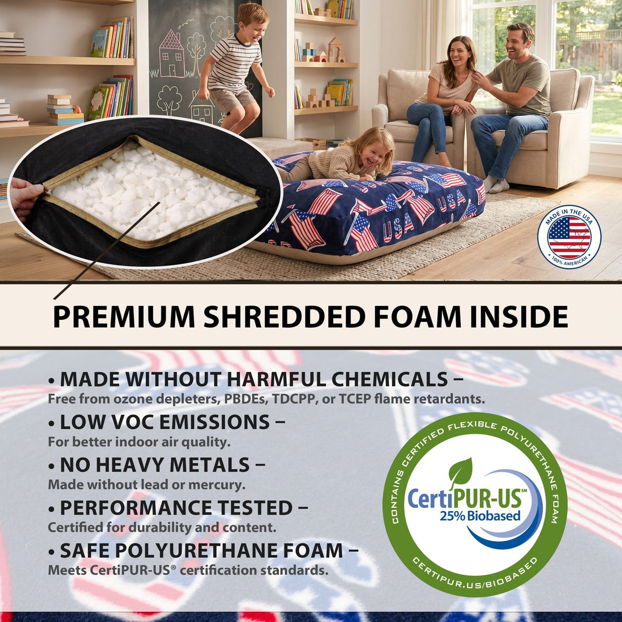 Sensory Crash Pad for Kids & Adults