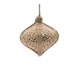 Woven bamboo ornament (set of 6)
