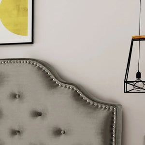 Luella - Button Tufted Upholstered Headboard