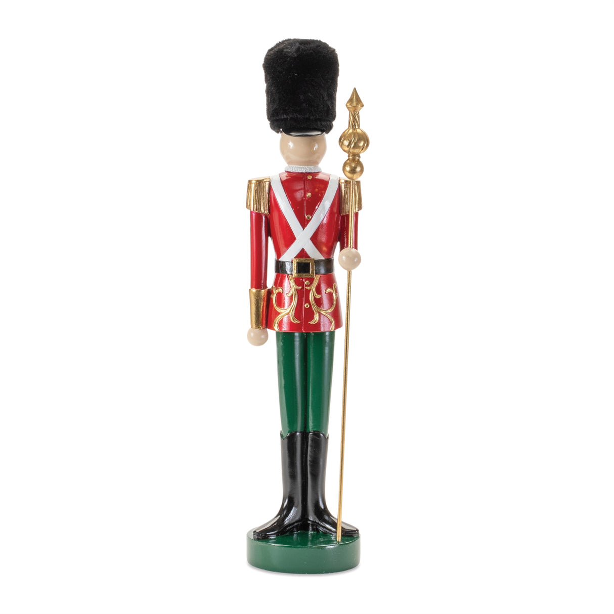Holiday nutcracker soldier statue 19"h