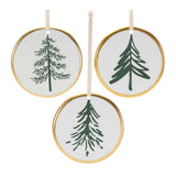 Ceramic-pine-tree-disc-ornament-(set-of-12)-Christmas-Ornaments