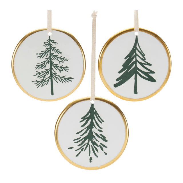 Ceramic-pine-tree-disc-ornament-(set-of-12)-Christmas-Ornaments